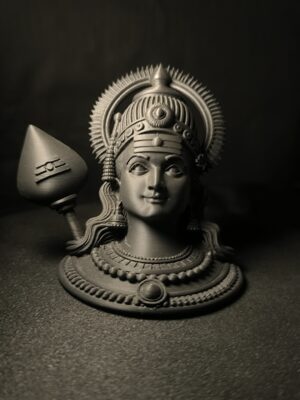 Lord Murugan Bust with Vel