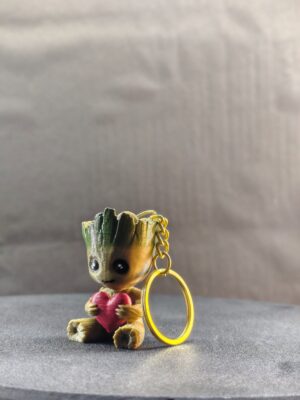 ✨ Meet the cutest guardian of your keys! 🌱💚
