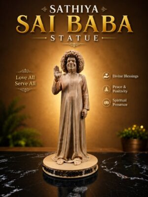 Premium Sathya Sai Baba Statue | Spiritual Home Decor