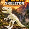 Mini T-Rex skeleton 3D-printed dinosaur model